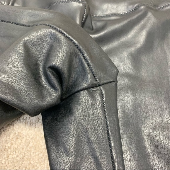 Aritzia Wilfred Black Daria faux Leather high waisted Legging XXS - Picture 5 of 12